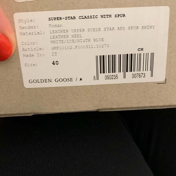 NWT Golden Goose Superstar Classic with spur - Picture 2 of 7